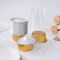 50 Pck Disposable Ramekins, Gold 50pcs 5oz Mini Aluminium Foil Baking Cups with Lids Creme Brulee Cupcake Liners, Desert Cheesecake Pans Flan Molds Tin Cups Containers for Party Favor Birthday